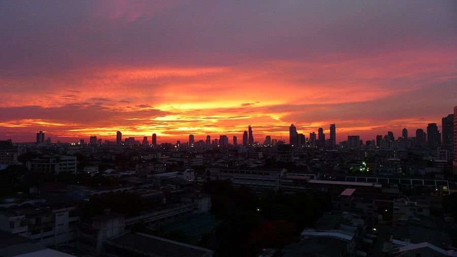 Sky on 20, rooftop bar in Bangkok – photo of the skyline